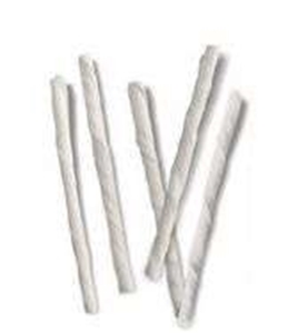 Picture of Tyčinka buvolí kroucená bílá 7-8mm / 100ks