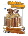Obrázek Magnum Chicken Roll on Rawhide Stick 250g