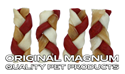 Obrázek MAGNUM Rawhide Small braid RED 2,5" 40ks