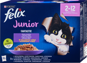 Picture of Felix Fantastic Junior Multipack v želé 12x85g