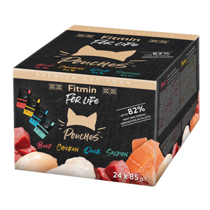 Picture of Fitmin For Life Multipack kapsiček pro kočky 24 ks po 85 g